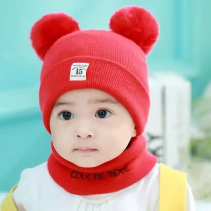 Set di baby winter hat e collo più calmo 
