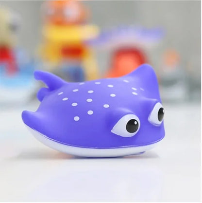 Adornos de animales marinos juego de juguetes flotantes 