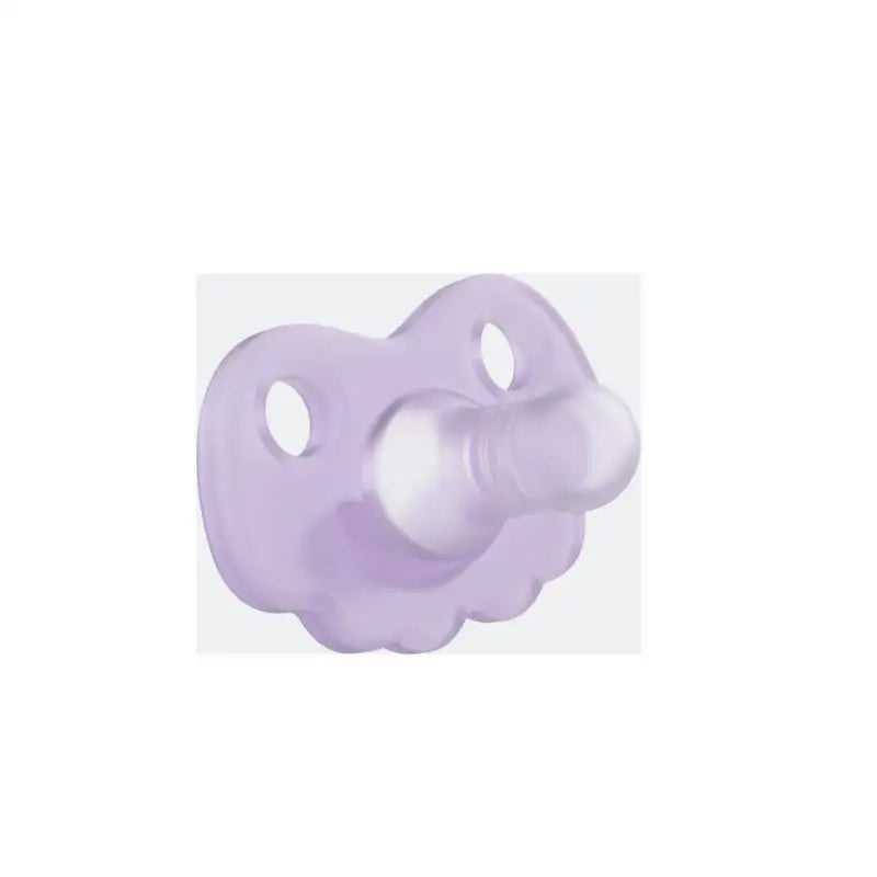 Ciuccio in silicone monopezzo traslucido