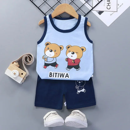 Summer Fun Kids Tank Top & Shorts Set