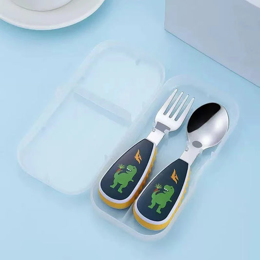 Set di posate per bambini in acciaio inossidabile 