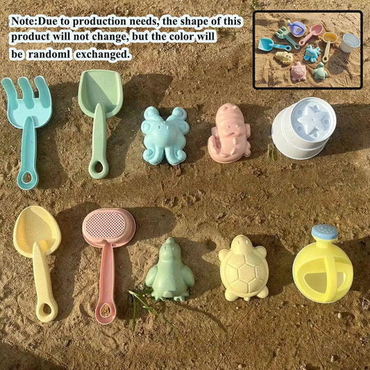 Juego de juguetes de arena y agua de playa