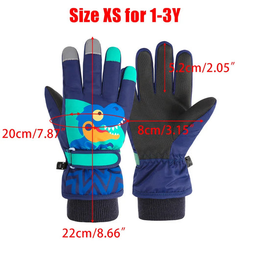 Dino Explorer Kids Gloves invernali