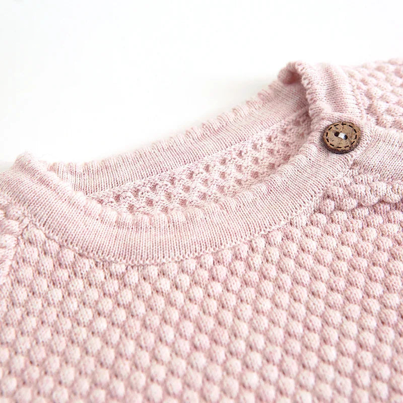 Set da bambino a maglia waffle 