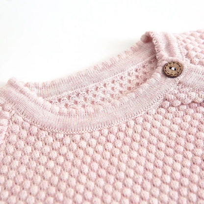 Set da bambino a maglia waffle 