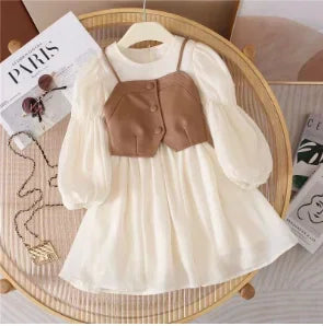 Abito a strati chic per ragazze