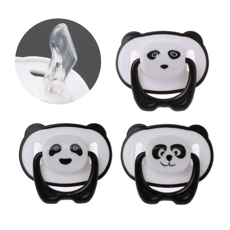 Panda silicone baby ciuccio