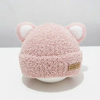 Cappelli a maglia da orecchie di orso