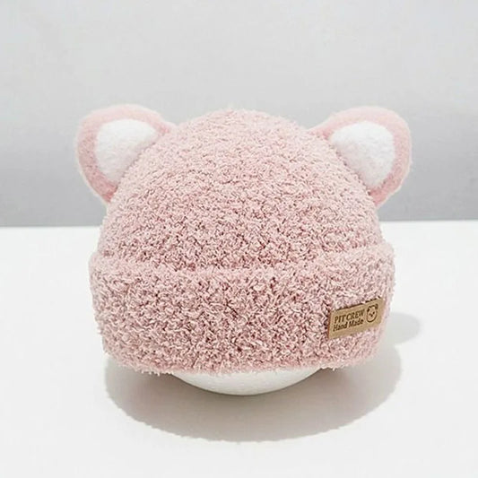 Cappelli a maglia da orecchie di orso