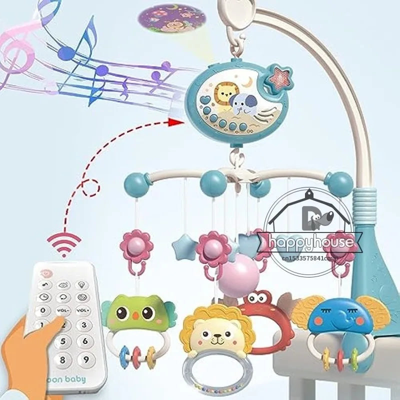 Móvil de cuna de bebé musical