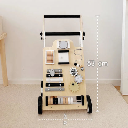 Wooden Multi-Functional Baby Walker