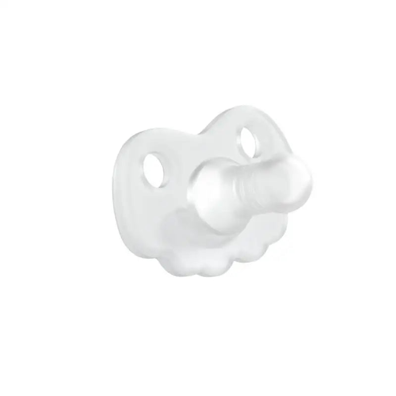 Ciuccio in silicone monopezzo traslucido