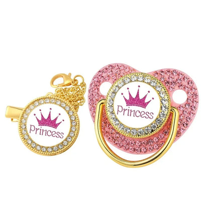 Set di cichifieri Rhinestone del Principe e Principessa