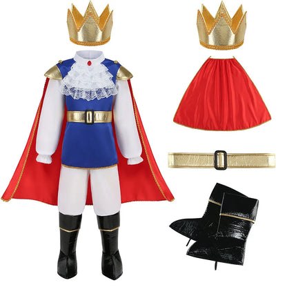Trajes de cosplay de príncipe chicos