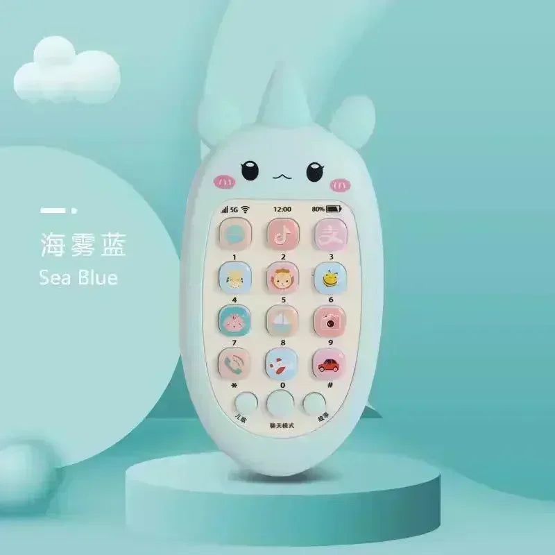 Teléfono de juguete para bebés de iluminación musical