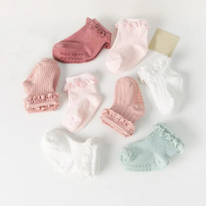 4Pair/Lot Nuevos calcetines para bebés