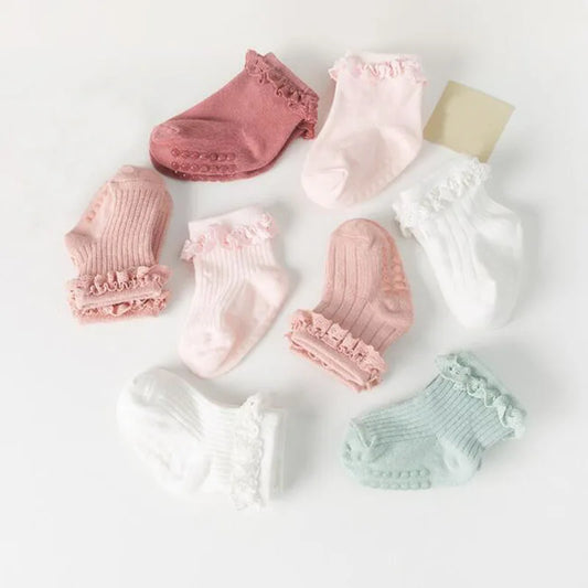 4Pair/Lot Nuevos calcetines para bebés