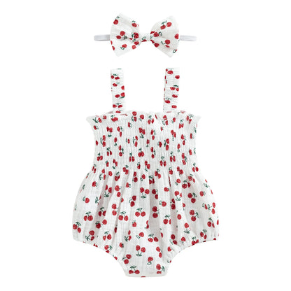 Été pour bébé fille avec bandeau 