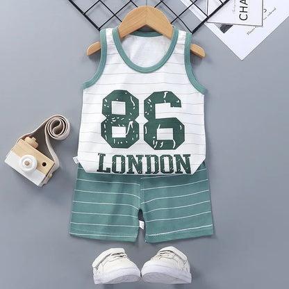 Summer Fun Kids Tank Top & Shorts Set