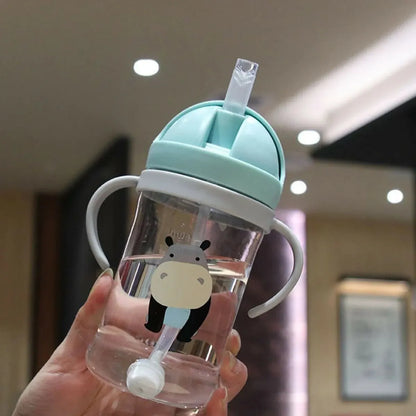 Tazas para bebés con temas de animales con mangos