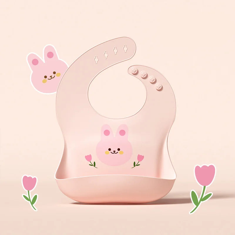 Bavaglini di silicone con il design dell'orso