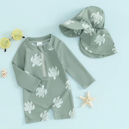 Costume da bagno per la guardia eruttinata per ragazzi/ragazze per bambini