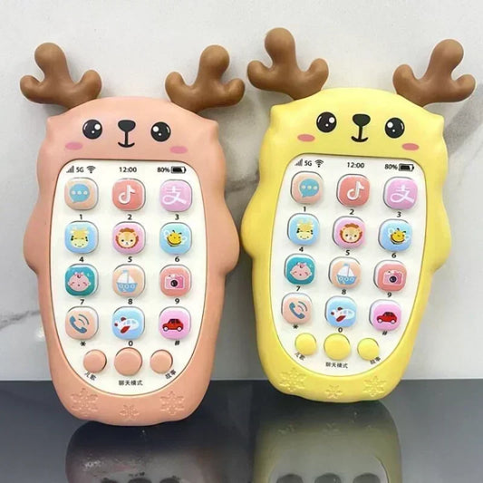 Teléfono de juguete para bebés de iluminación musical