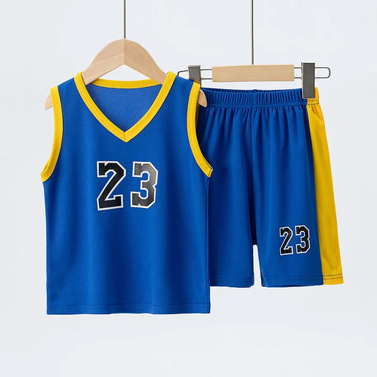 Jersey y pantalones cortos para niños