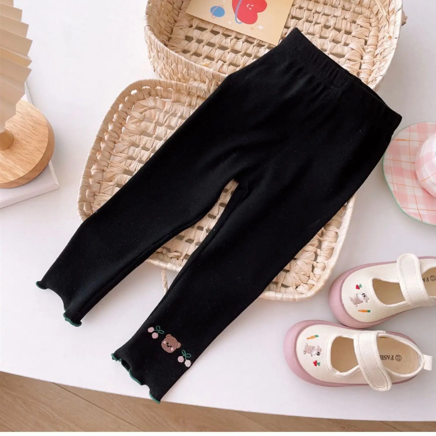 1 PPCS Girl Spring Summer Cartoon Leggings Niños
