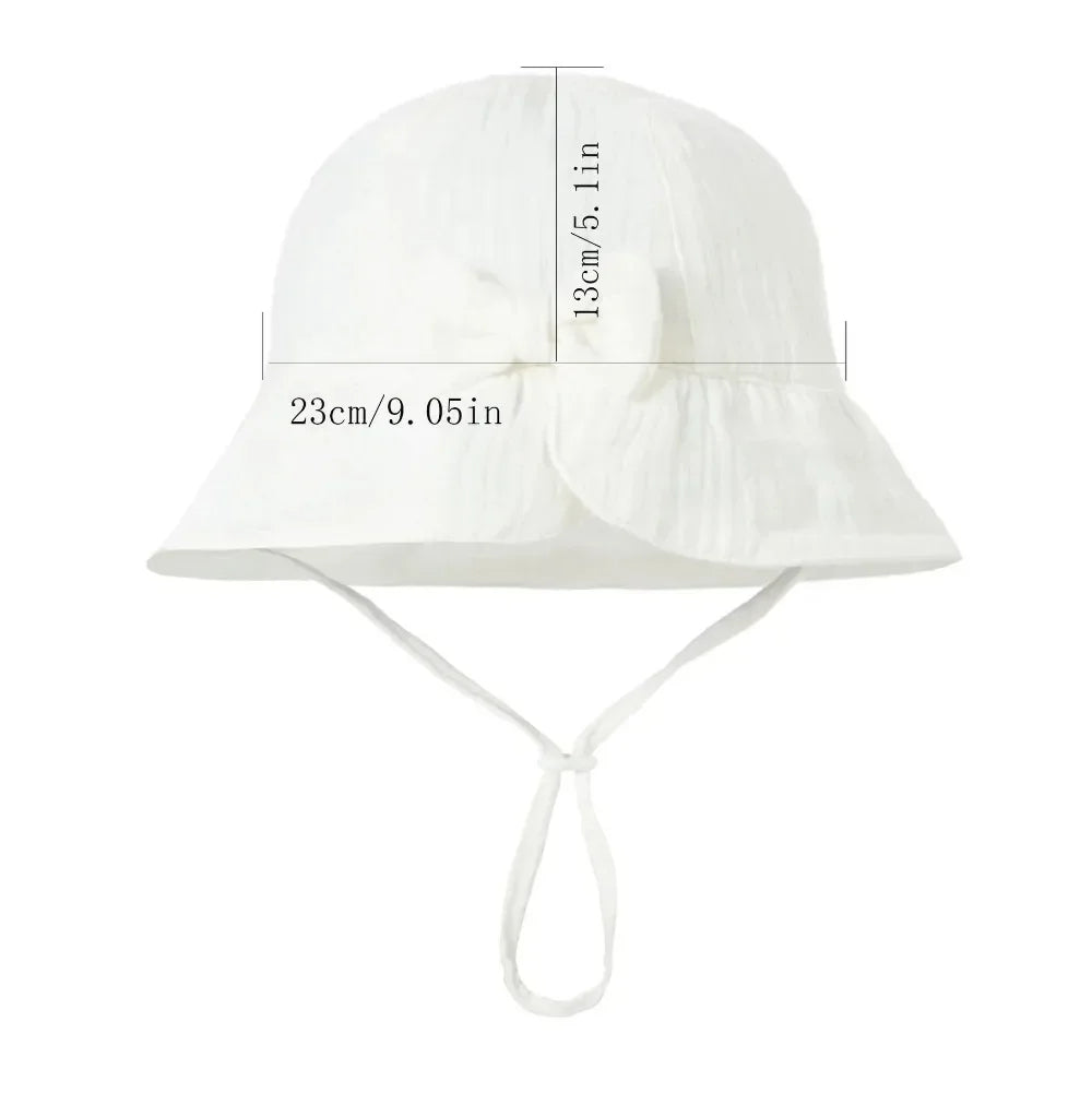 Cappello da sole a prua di cotone morbido
