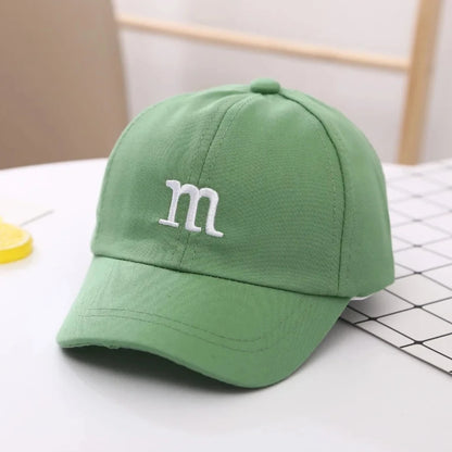 Gapa de béisbol de color azul claro para niños