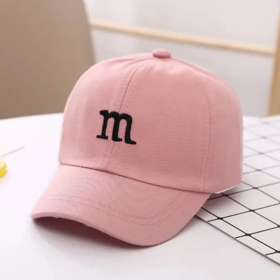 Gapa de béisbol de color azul claro para niños