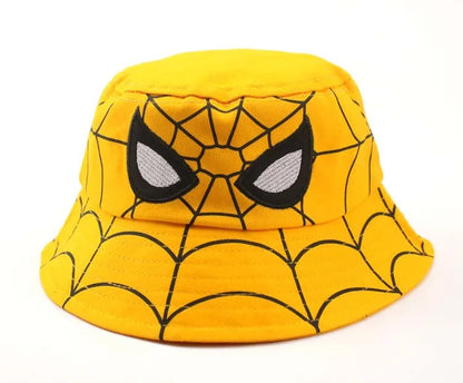 Juego de sombrero de cubo a cuadros Spider-Man