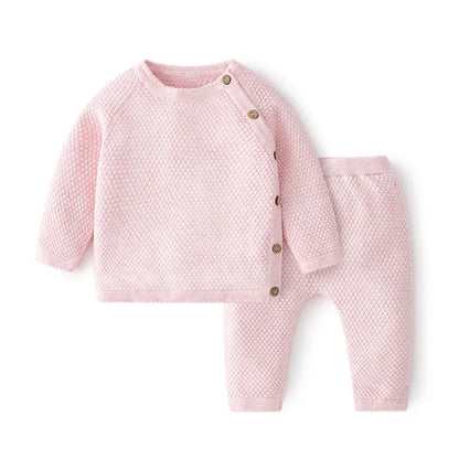Set da bambino a maglia waffle 