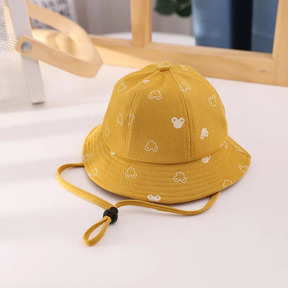 Lindo sombrero de cubo para bebés
