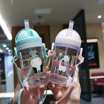Tazas para bebés con temas de animales con mangos