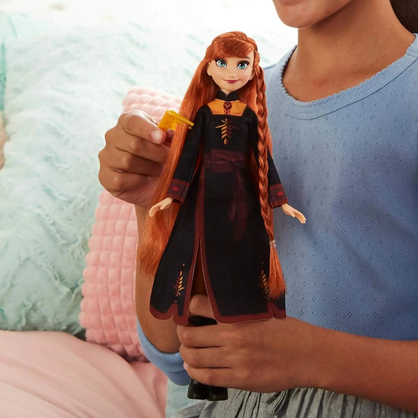 Serie original de muñecas de salón de 2 peinados de Disney Frozen