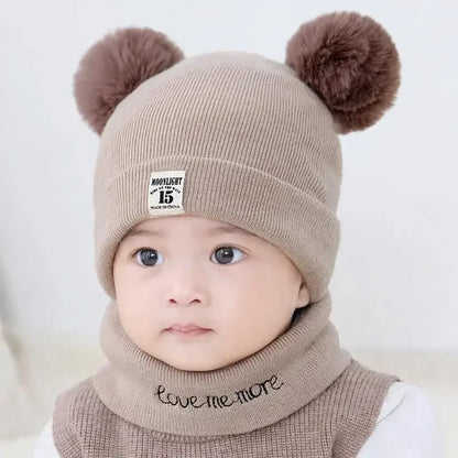 Set di baby winter hat e collo più calmo 