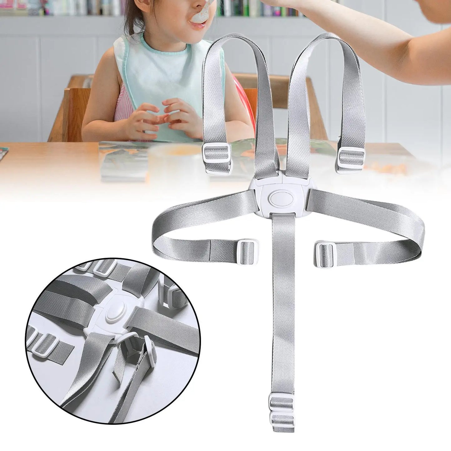 Cintura di sicurezza del bambino a 5 punti di alimentazione 