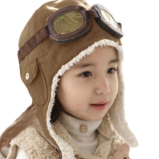 Cappello pilota di aviatore per bambini 
