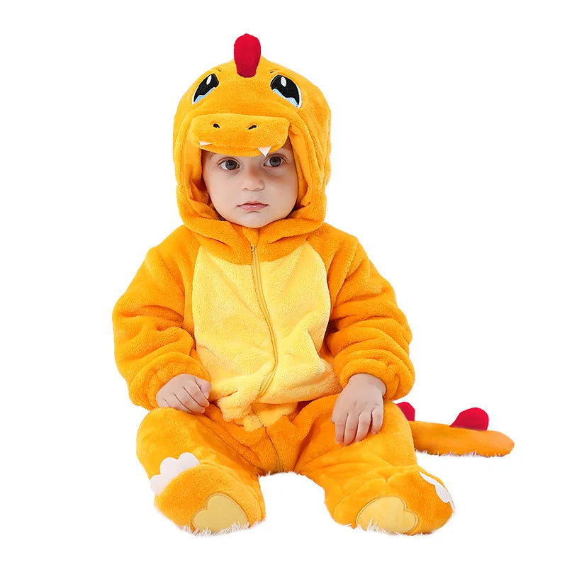 Tutina di costumi per bambini di dinosauro 