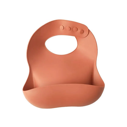 Eleganti bavaglini in silicone con design a prua