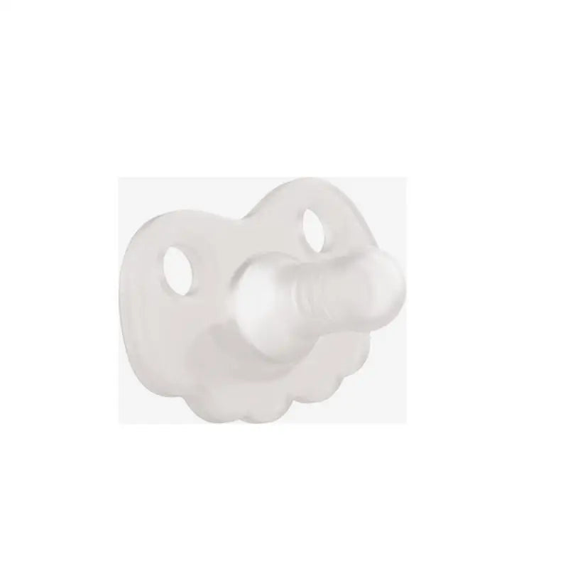 Ciuccio in silicone monopezzo traslucido