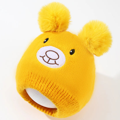 Cappello per bambini delle orecchie da orso sorridente