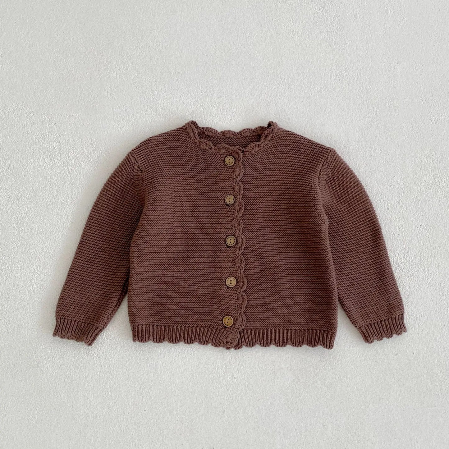Set di cardigan per bambini in maglia classica 