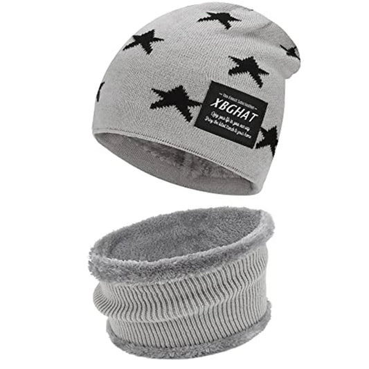 Set de borro de estrella gris de etiqueta de estilo