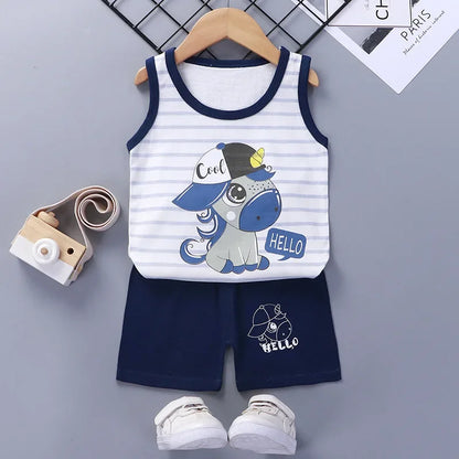Summer Fun Kids Tank Top & Shorts Set