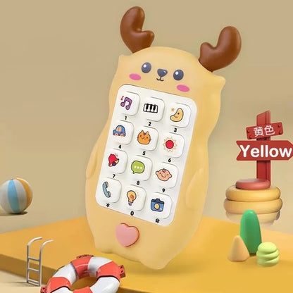 Teléfono de juguete para bebés de iluminación musical