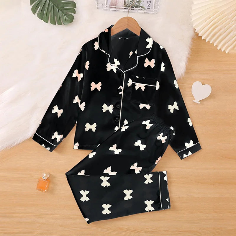Children’s Satin Pajamas Set