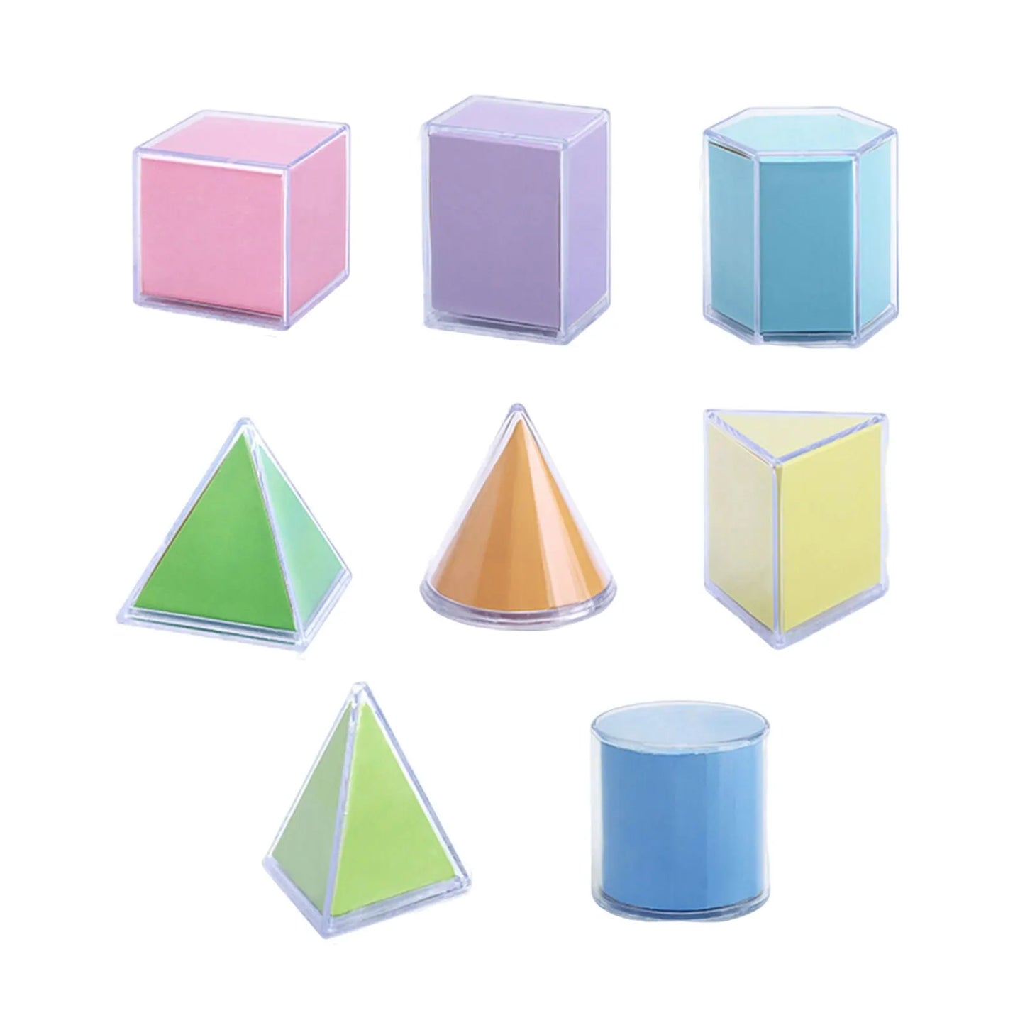 Set di solidi geometrici 3D